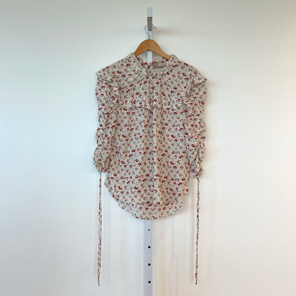Veronica Beard Floral Blouse